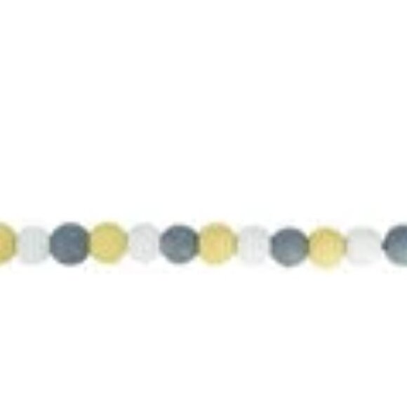 Bead Garland Lemon, Lemon Decor, Spring Lemon Decor, Yellow Decor - Picture 2 of 2